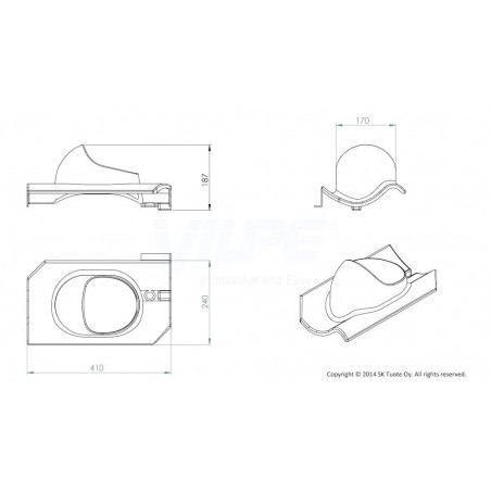 VILPE® Vittinge praėjimo elementas