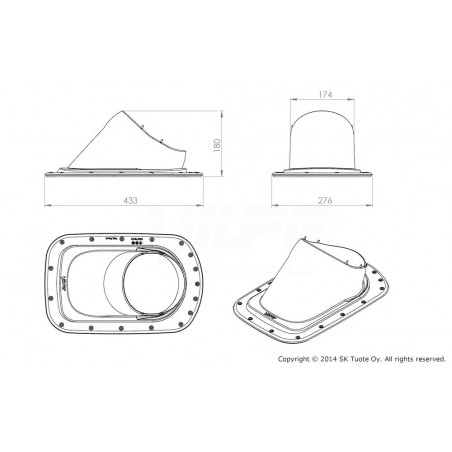 VILPE® Classic Vino praėjimo elementas