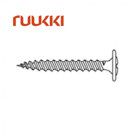 Ruukki nerūdijančio plieno sraigtai į medį arba metalą