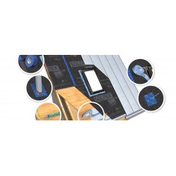 SOLITEX UM stogo membrana su butilo juosta