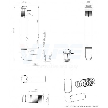 VILPE® Ross deflektorius...