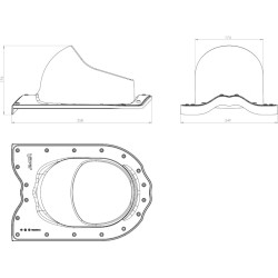 VILPE® Nera praėjimo elementas
